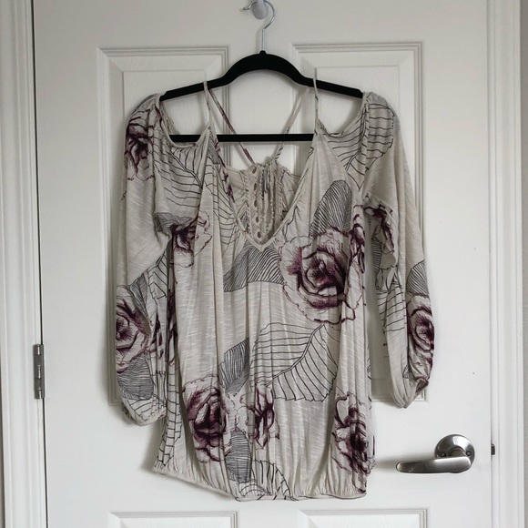 Free People Tops - Free People Adelia Cold-shoulder Top